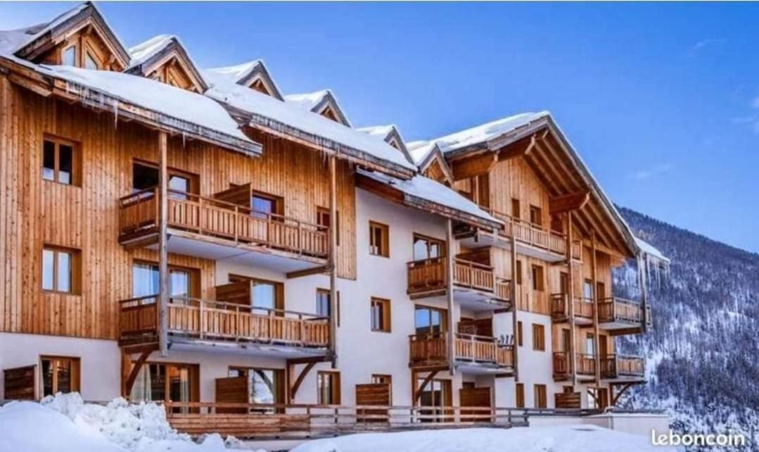 Appartement T2-5 Couchages L'Ecrin Des Orres 1800 Les Orres Kültér fotó