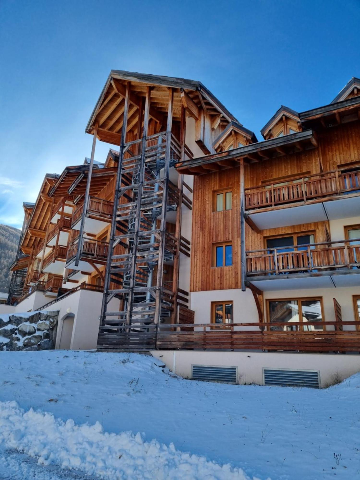 Appartement T2-5 Couchages L'Ecrin Des Orres 1800 Les Orres Kültér fotó